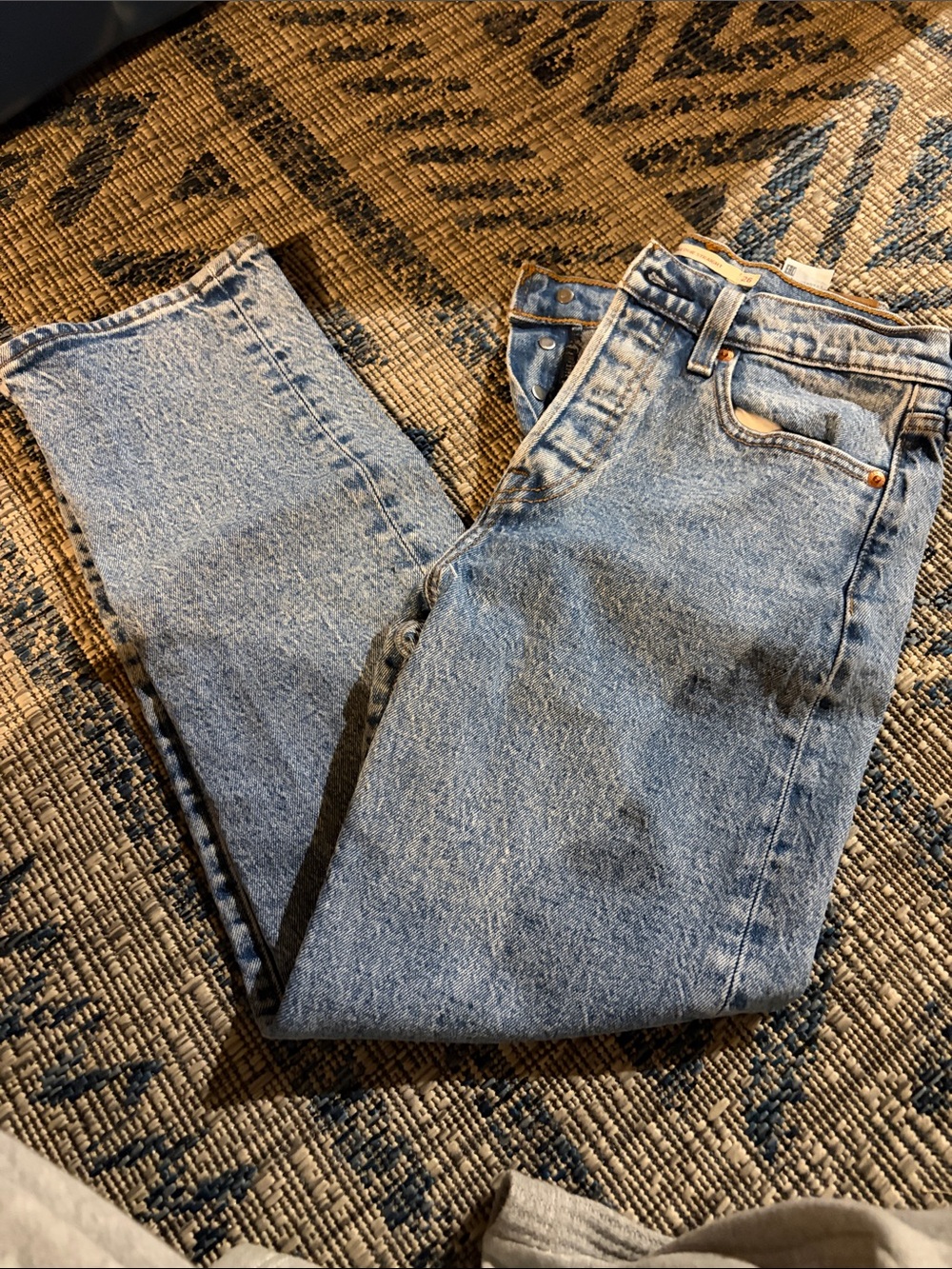 Women’s wedgie Straight Light Blue Denim Jeans